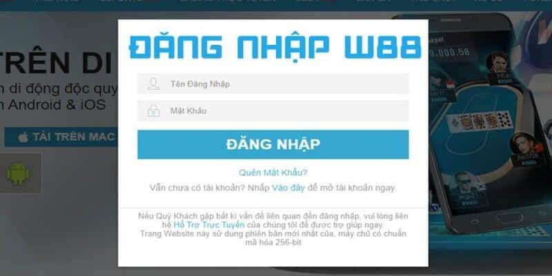 Đăng Nhập W88 - Quy Trình Đáp Ứng Điều Kiện Truy Cập Lưu ý bảo mật thông tin truy cập W88
