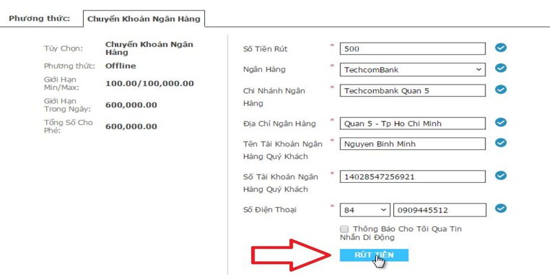 Hướng Dẫn A-Z Rút Tiền Nhanh Chóng Và An Toàn Cho Hội Viên W88 Tiền rút về tài khoản ngân hàng cá nhân nhanh chóng