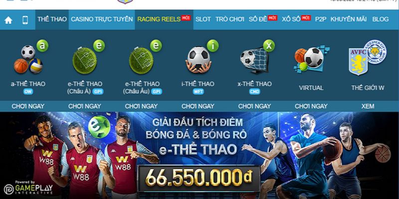 Thể Thao Tập hợp ưu điểm của sảnh thể thao trực tuyến